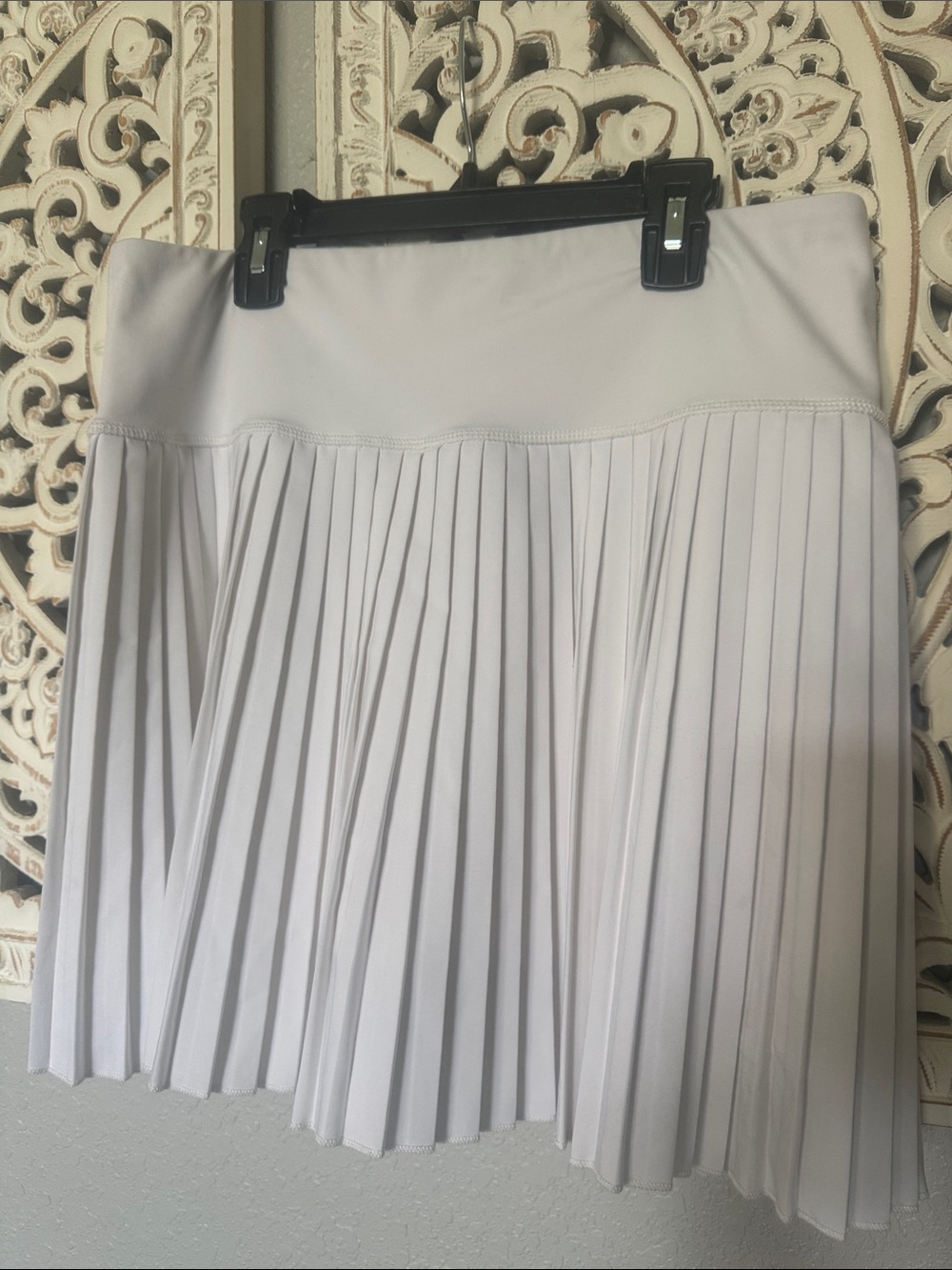 GAP White Pleated Mini Skirt